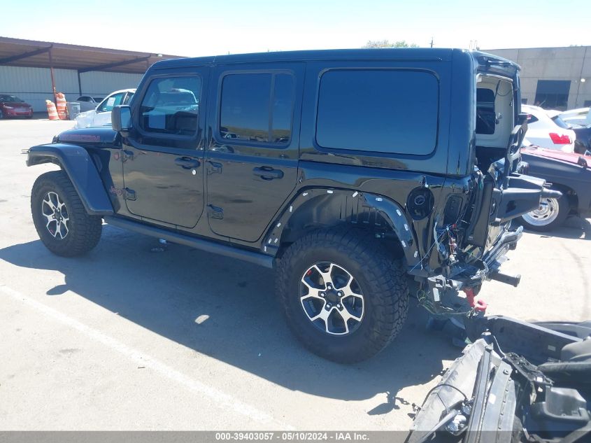 2021 Jeep Wrangler Unlimited Rubicon 4X4 VIN: 1C4HJXFG4MW604845 Lot: 39403057