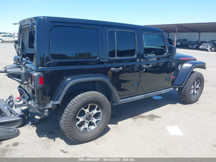 2021 Jeep Wrangler Unlimited Rubicon 4X4 VIN: 1C4HJXFG4MW604845 Lot: 39403057