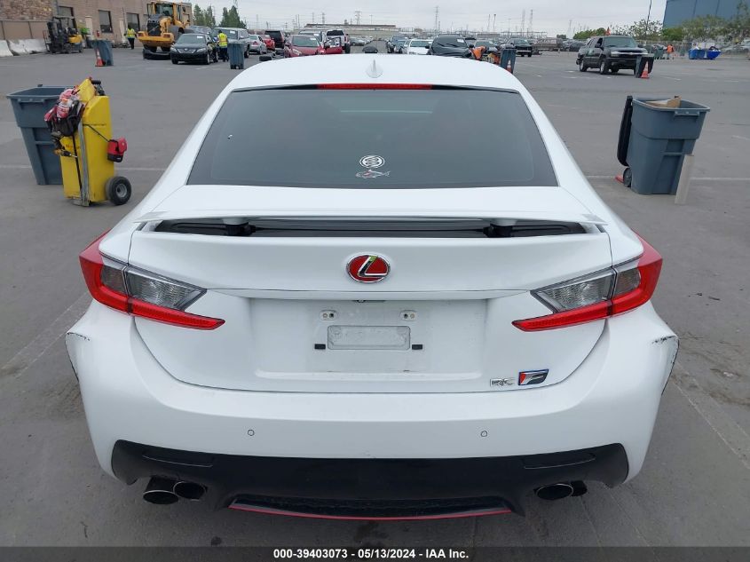 2015 Lexus Rc F VIN: JTHHP5BC0F5003736 Lot: 39403073