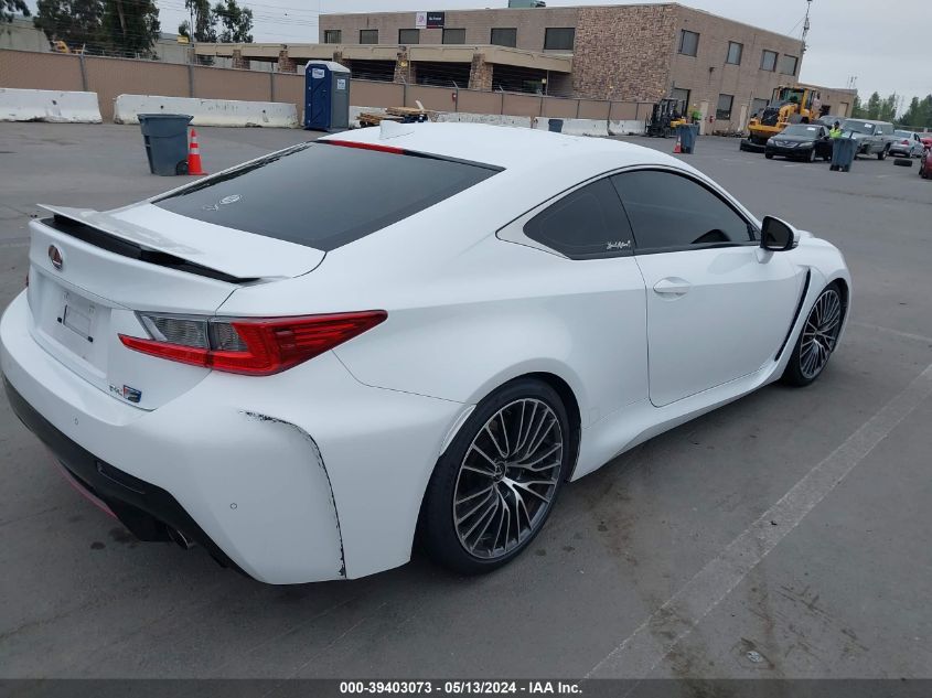 2015 Lexus Rc F VIN: JTHHP5BC0F5003736 Lot: 39403073