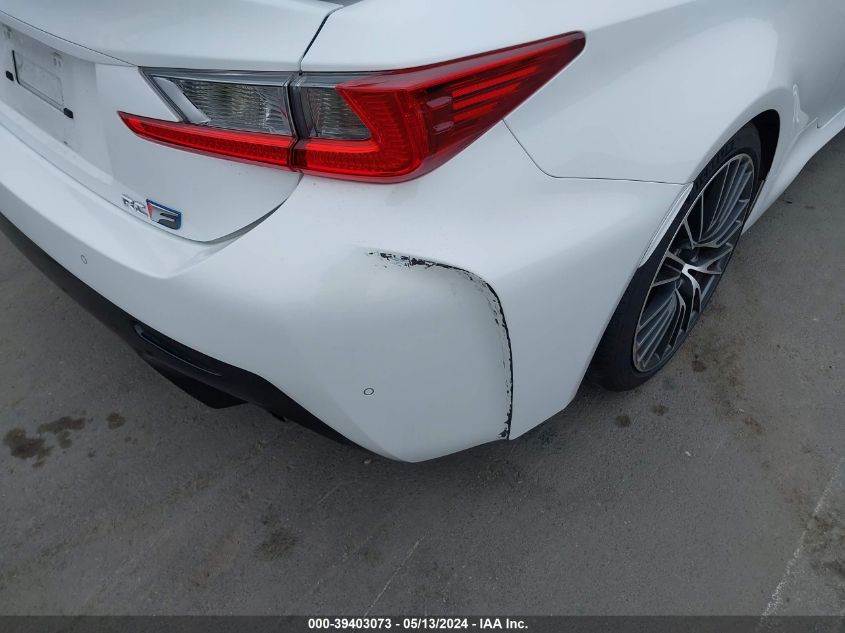 2015 Lexus Rc F VIN: JTHHP5BC0F5003736 Lot: 39403073