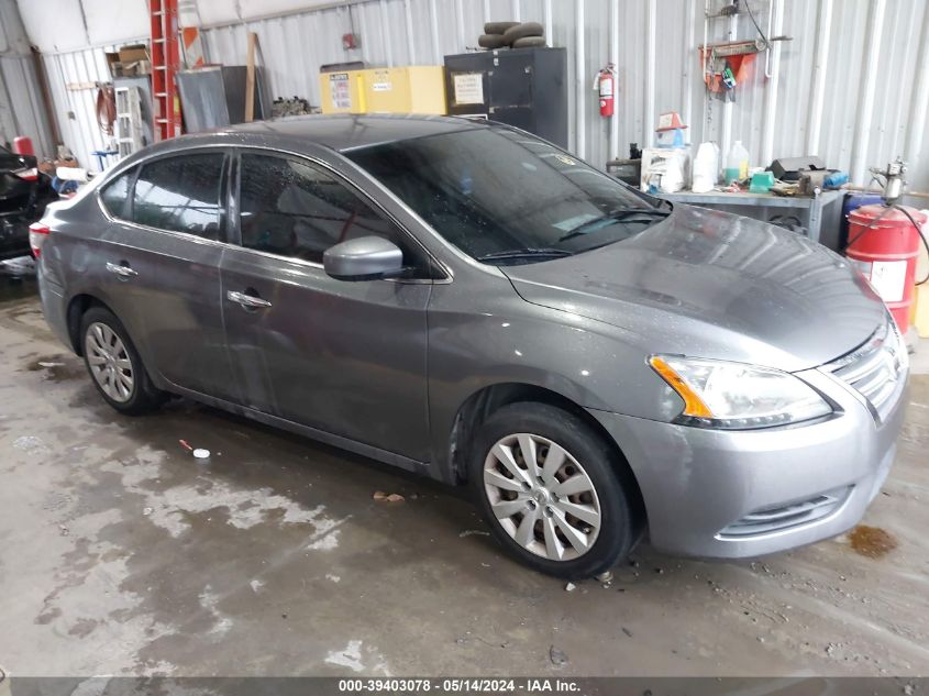 2015 Nissan Sentra Sv VIN: 3N1AB7AP2FL662647 Lot: 39403078