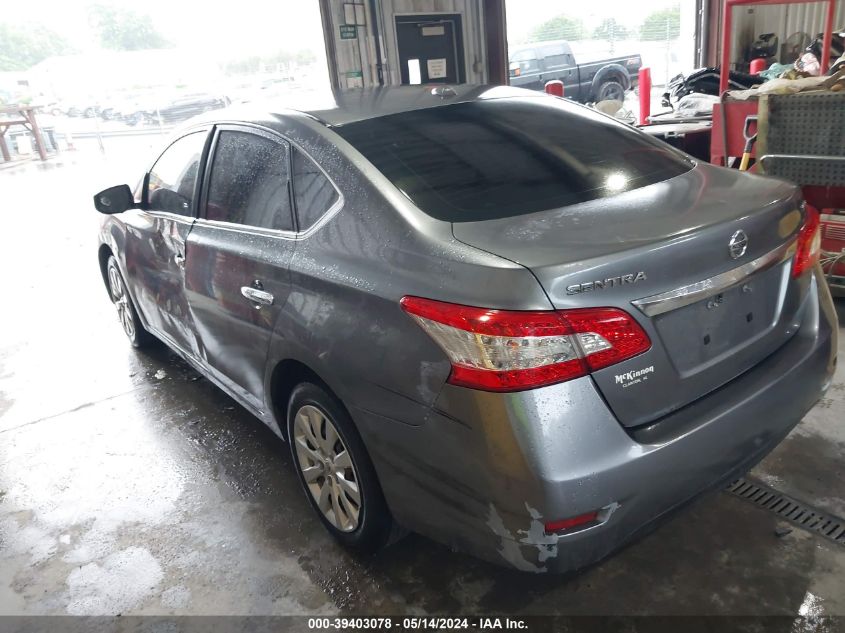 2015 Nissan Sentra Sv VIN: 3N1AB7AP2FL662647 Lot: 39403078