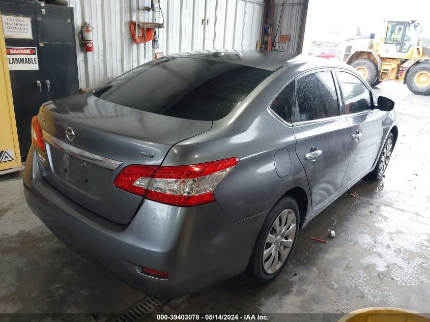 2015 Nissan Sentra Sv VIN: 3N1AB7AP2FL662647 Lot: 39403078