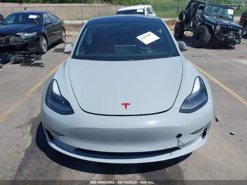 2021 Tesla Model 3 Long Range Dual Motor All-Wheel Drive VIN: 5YJ3E1EB3MF995363 Lot: 39403082