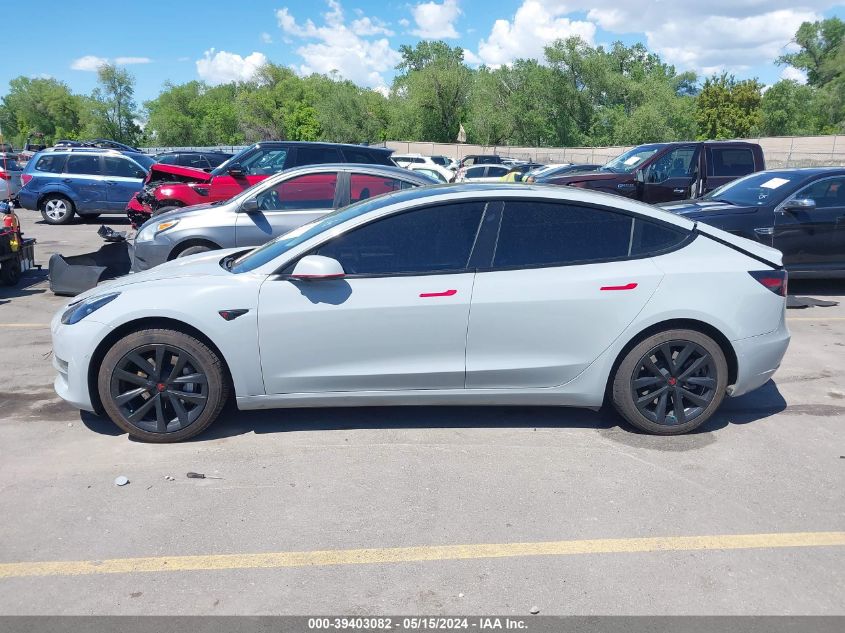 2021 Tesla Model 3 Long Range Dual Motor All-Wheel Drive VIN: 5YJ3E1EB3MF995363 Lot: 39403082