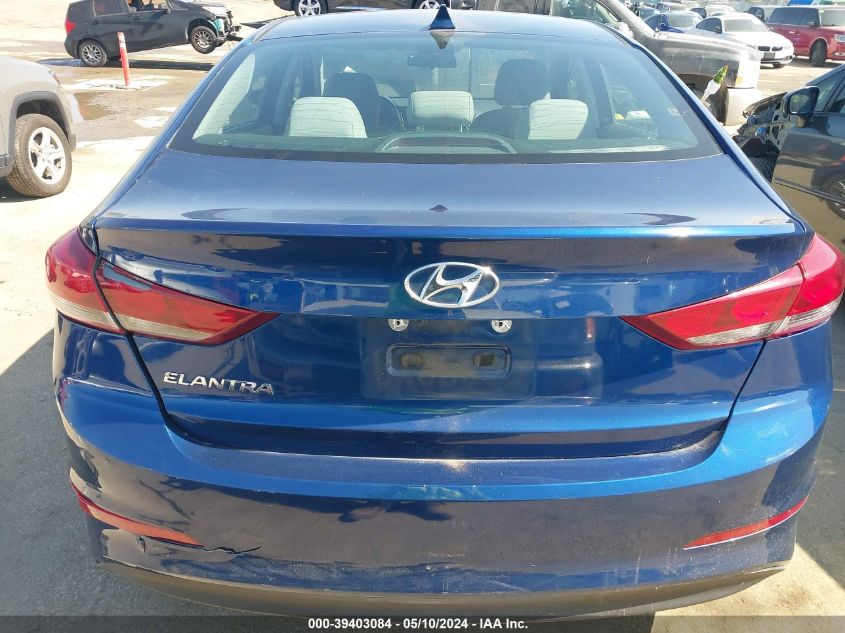 2018 Hyundai Elantra Sel VIN: 5NPD84LF6JH226954 Lot: 39403084