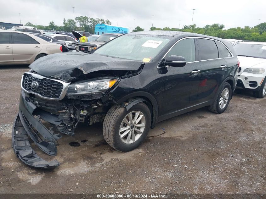 2019 Kia Sorento 2.4L L VIN: 5XYPG4A32KG575286 Lot: 39403086