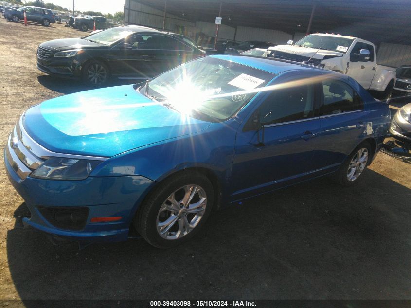 2012 Ford Fusion Se VIN: 3FAHP0HA5CR364243 Lot: 39403098