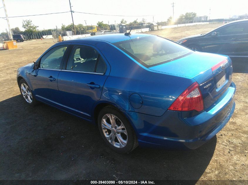 2012 Ford Fusion Se VIN: 3FAHP0HA5CR364243 Lot: 39403098