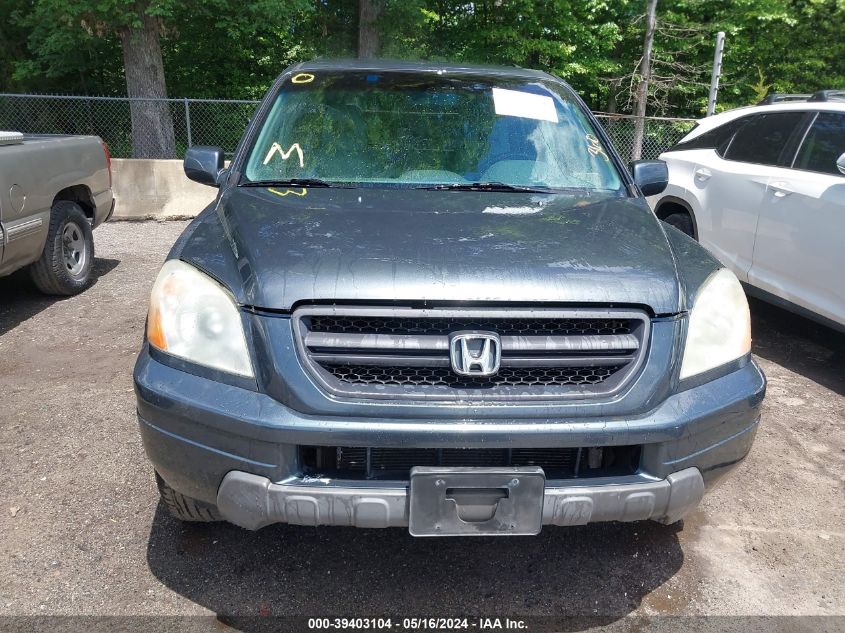 2004 Honda Pilot Ex-L VIN: 2HKYF18564H591192 Lot: 39403104