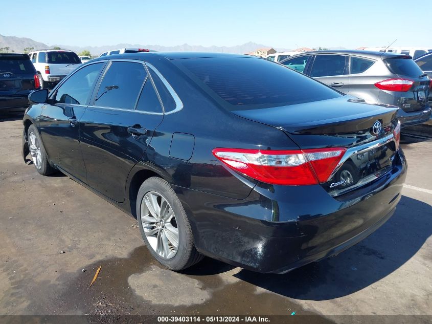 2017 Toyota Camry Se VIN: 4T1BF1FK9HU672077 Lot: 39403114