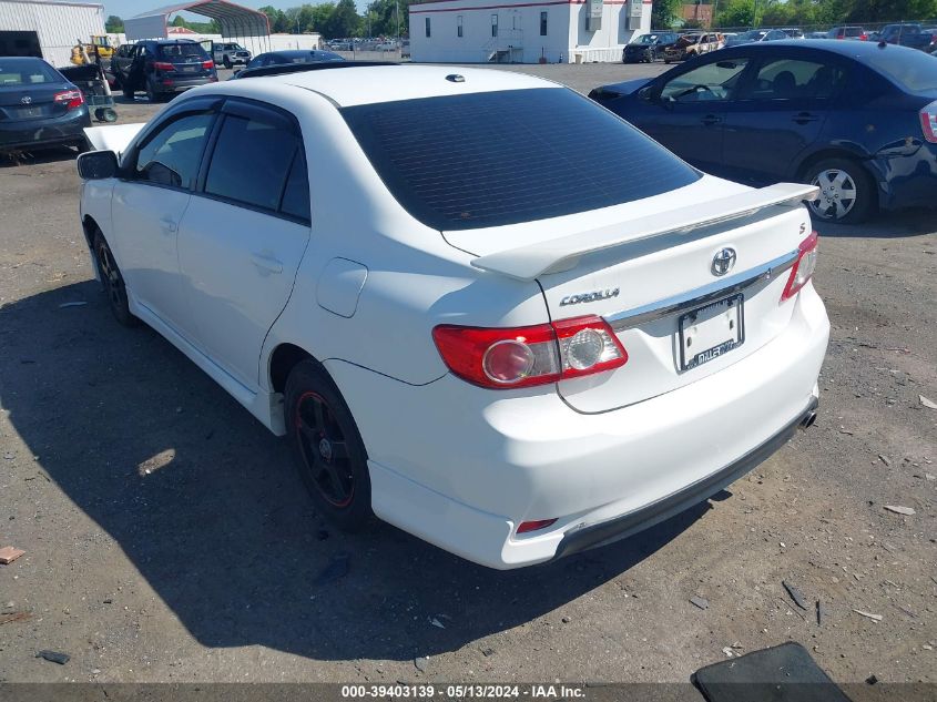 2013 Toyota Corolla S VIN: 2T1BU4EE0DC111409 Lot: 39403139