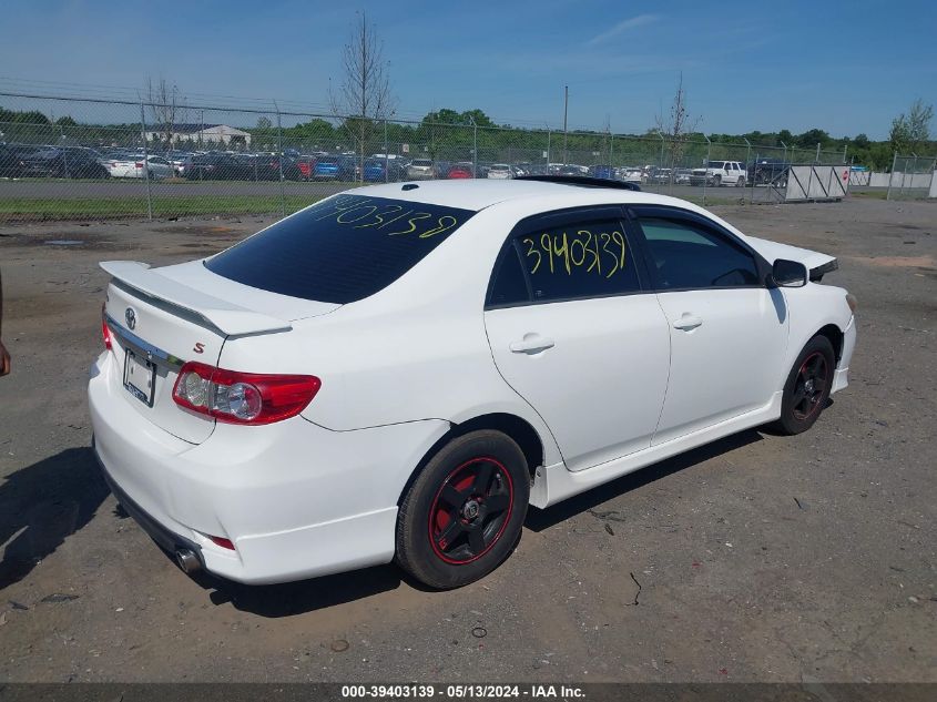 2013 Toyota Corolla S VIN: 2T1BU4EE0DC111409 Lot: 39403139