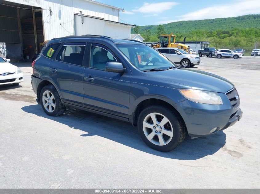 2007 Hyundai Santa Fe Limited/Se VIN: 5NMSH73E47H118385 Lot: 39403154