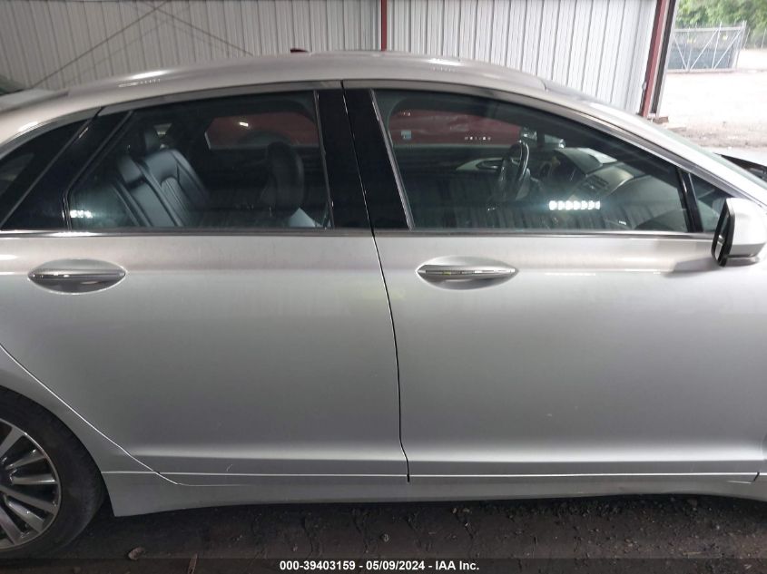 2017 Lincoln Mkz Select VIN: 3LN6L5D96HR640728 Lot: 39403159