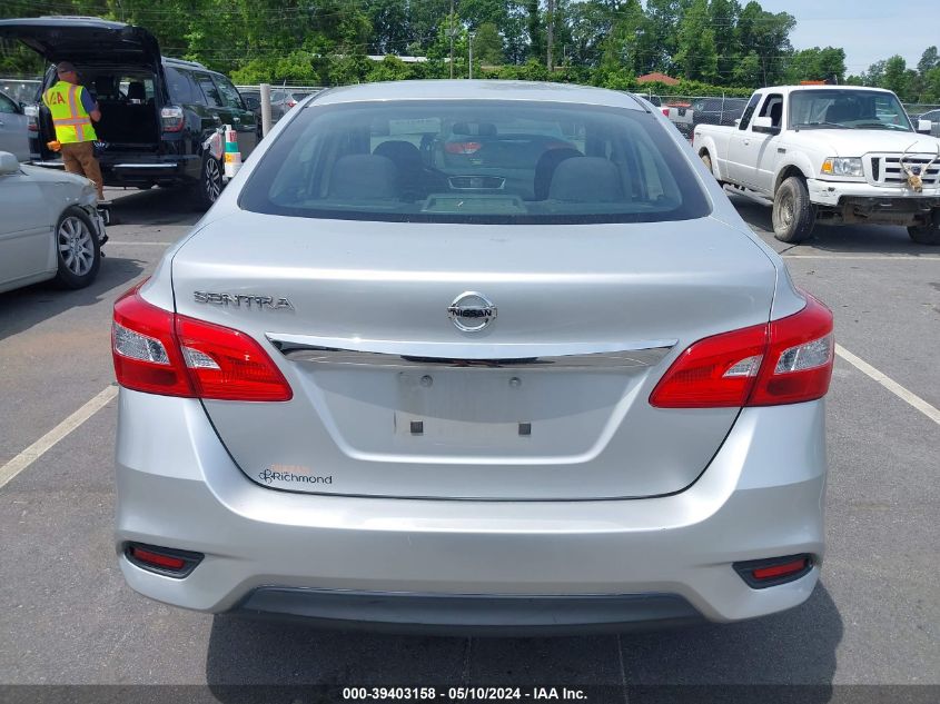 2016 Nissan Sentra S VIN: 3N1AB7AP4GY328317 Lot: 39403158