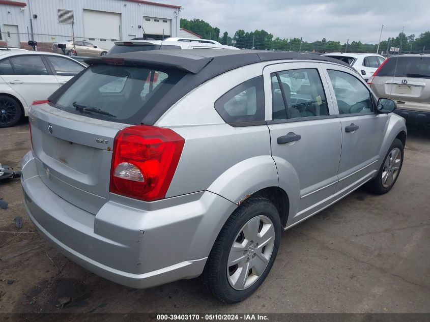 2007 Dodge Caliber Sxt VIN: 1B3HB48B07D519824 Lot: 39403170