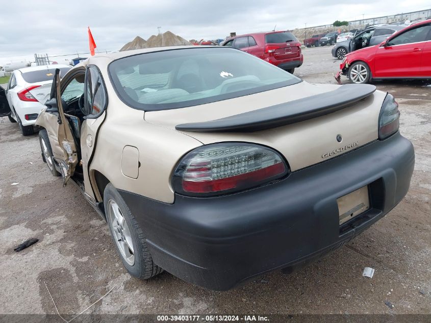 2000 Pontiac Grand Prix Gt VIN: 1G2WP52K4YF214942 Lot: 39403177