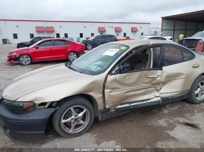 2000 Pontiac Grand Prix Gt VIN: 1G2WP52K4YF214942 Lot: 39403177