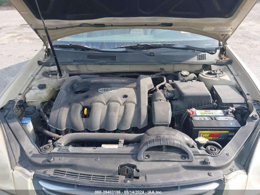 2007 Kia Optima Ex VIN: KNAGE123475100660 Lot: 39403186