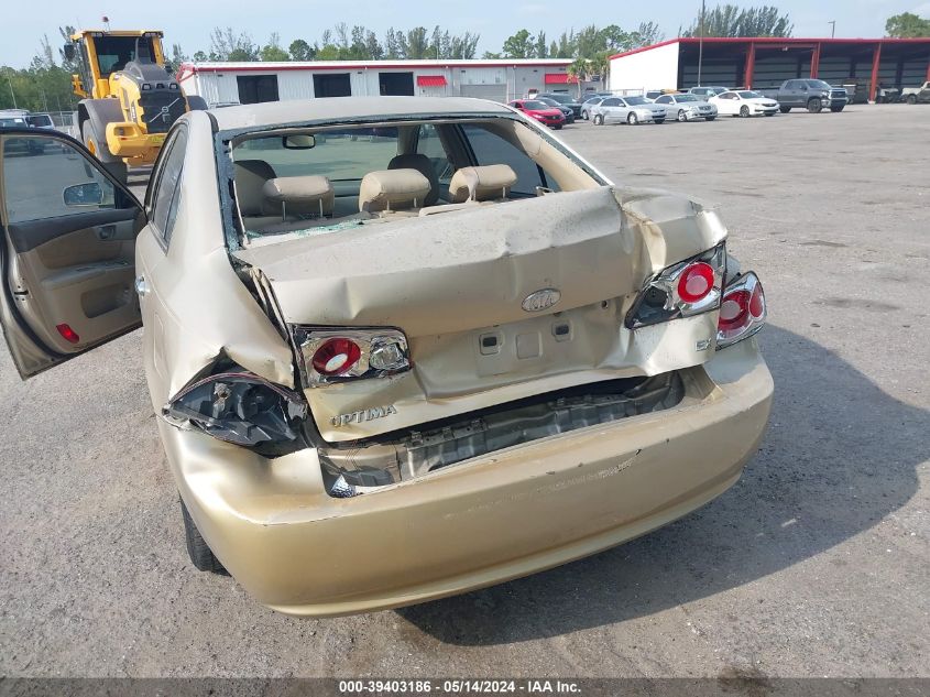 2007 Kia Optima Ex VIN: KNAGE123475100660 Lot: 39403186