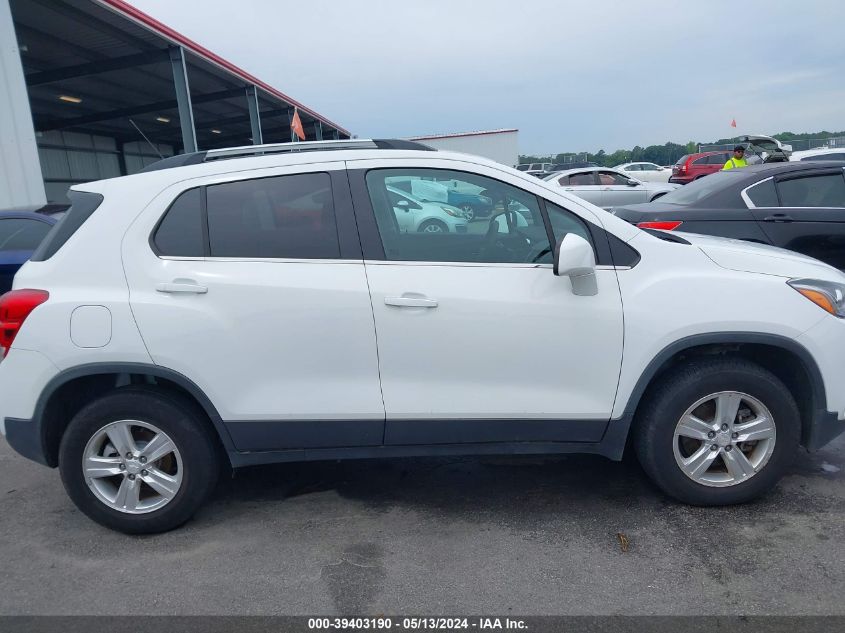 2018 Chevrolet Trax Lt VIN: 3GNCJPSB4JL148682 Lot: 39403190