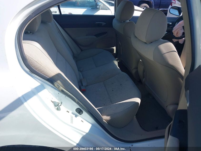 2009 Honda Civic Lx VIN: 2HGFA16589H364998 Lot: 39403195