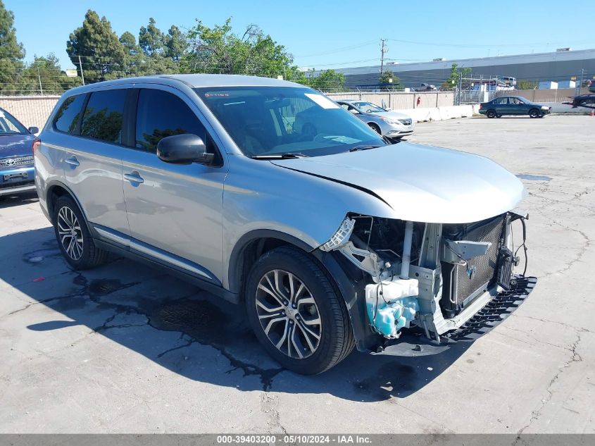 2018 Mitsubishi Outlander Es VIN: JA4AZ3A31JZ058288 Lot: 39403200