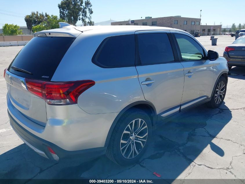 2018 Mitsubishi Outlander Es VIN: JA4AZ3A31JZ058288 Lot: 39403200