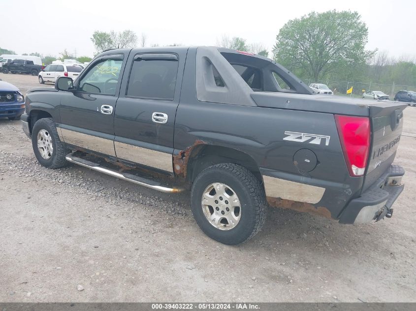 2005 Chevrolet Avalanche 1500 Z71 VIN: 3GNEK12Z95G143783 Lot: 39403222