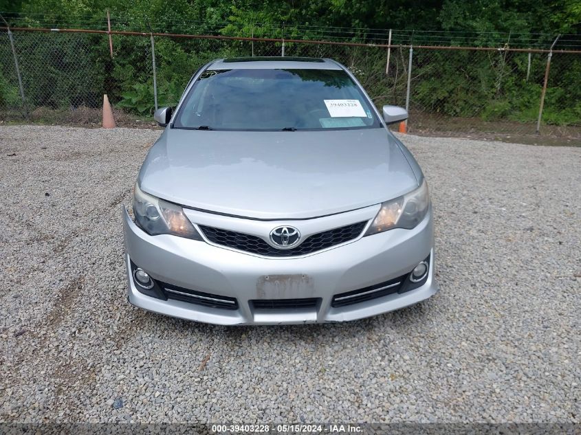 2013 Toyota Camry Se VIN: 4T1BF1FK5DU296262 Lot: 39403228