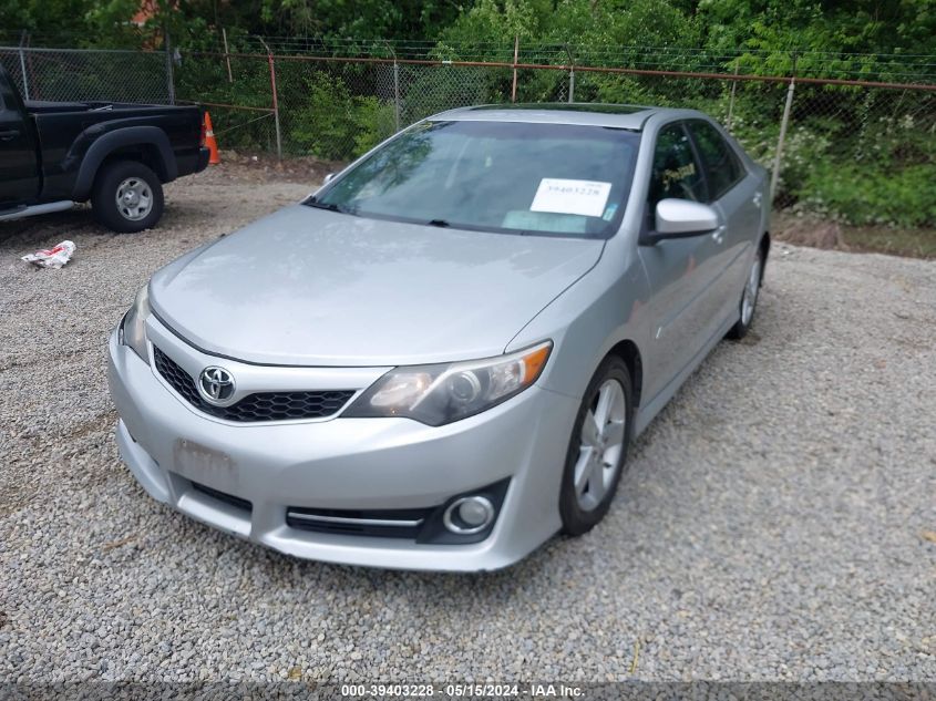 2013 Toyota Camry Se VIN: 4T1BF1FK5DU296262 Lot: 39403228