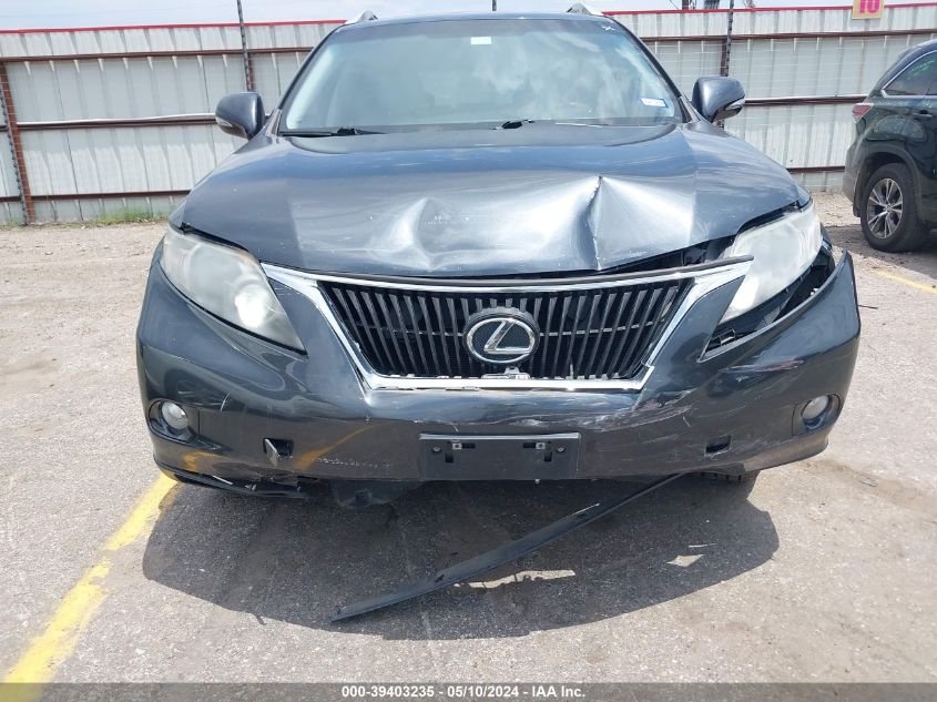 2010 Lexus Rx 350 VIN: 2T2ZK1BA2AC006303 Lot: 39403235
