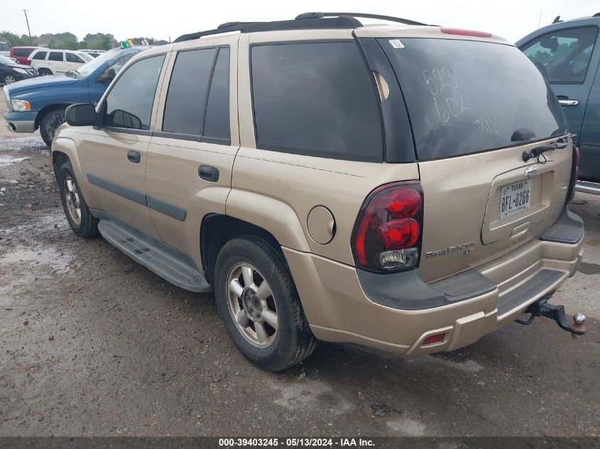 2005 Chevrolet Trailblazer Ls VIN: 1GNDS13S652316021 Lot: 39403245