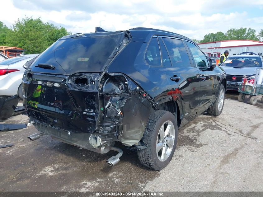 2021 Toyota Rav4 Xle Premium Hybrid VIN: 2T3B6RFV9MW023440 Lot: 39403249