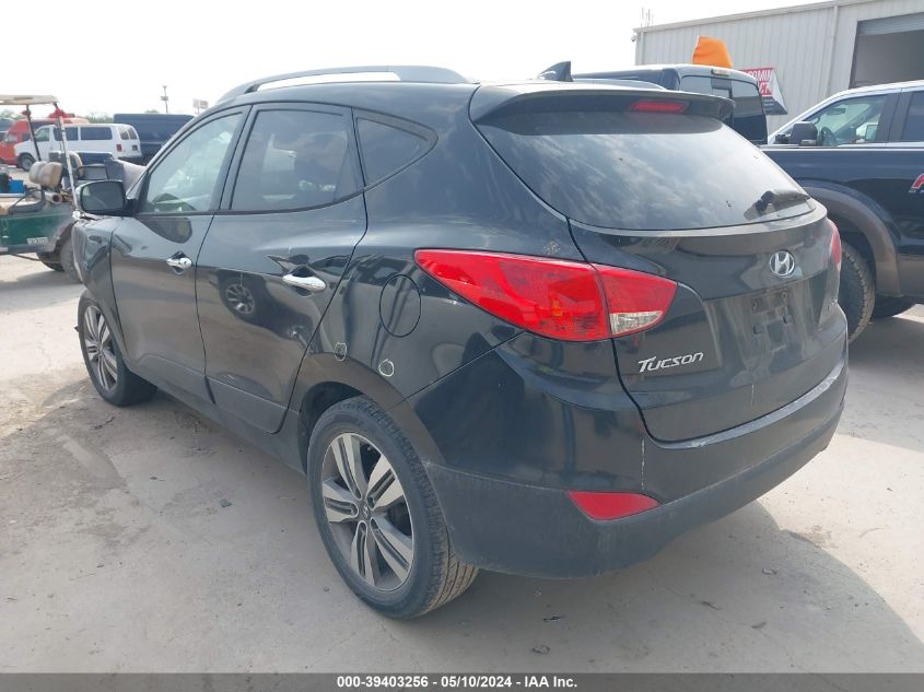 2014 Hyundai Tucson Limited VIN: KM8JU3AG1EU812912 Lot: 39403256