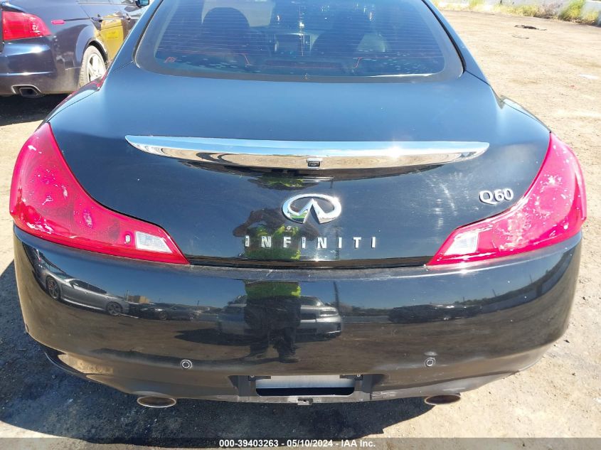 2014 Infiniti Q60 Journey VIN: JN1CV6EK9EM112097 Lot: 39403263