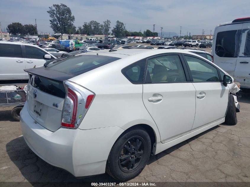 2013 Toyota Prius Three VIN: JTDKN3DU0D1697100 Lot: 39403267