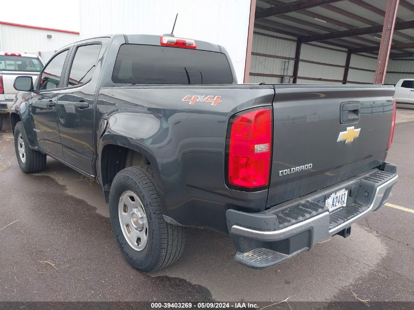 2016 Chevrolet Colorado Wt VIN: 1GCGTBE38G1262504 Lot: 39403269