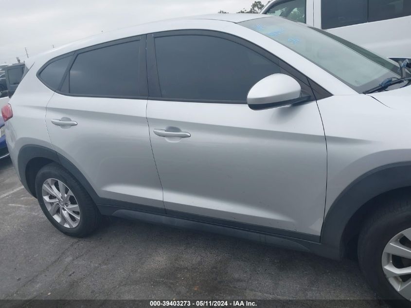 2019 Hyundai Tucson Se VIN: KM8J23A47KU897813 Lot: 39403273