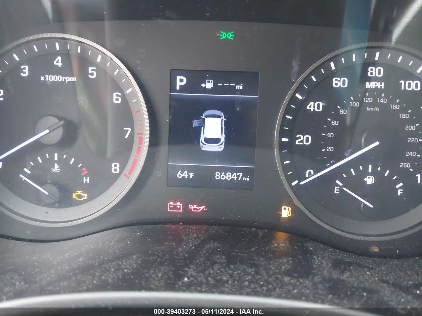 2019 Hyundai Tucson Se VIN: KM8J23A47KU897813 Lot: 39403273