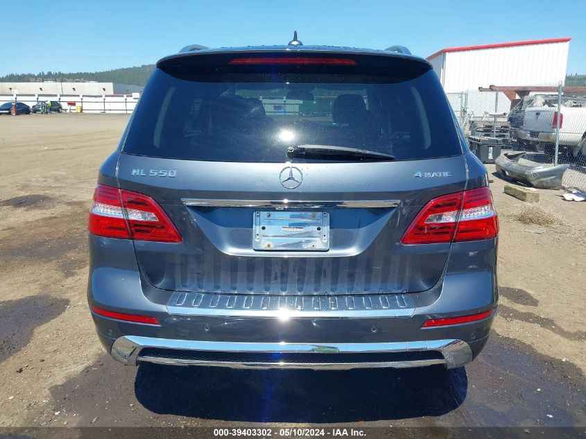 4JGDA7DB5CA089741 2012 Mercedes-Benz Ml 550 4Matic