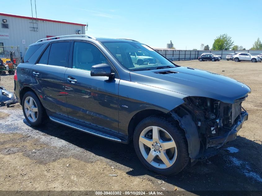 4JGDA7DB5CA089741 2012 Mercedes-Benz Ml 550 4Matic