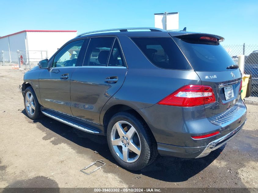 4JGDA7DB5CA089741 2012 Mercedes-Benz Ml 550 4Matic