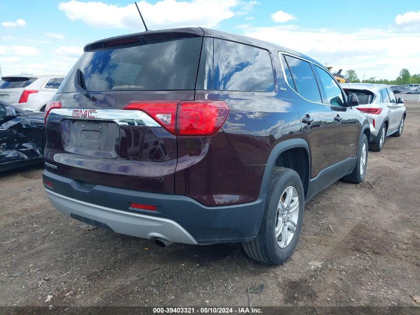 2017 GMC Acadia Sle-1 VIN: 1GKKNKLA7HZ210827 Lot: 39403321