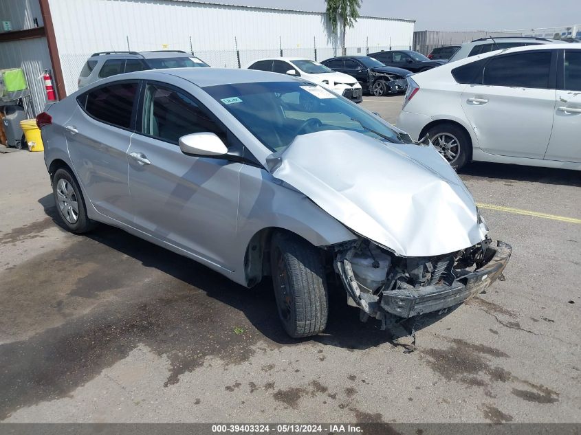 2016 Hyundai Elantra Se VIN: KMHDH4AEXGU483698 Lot: 39403324