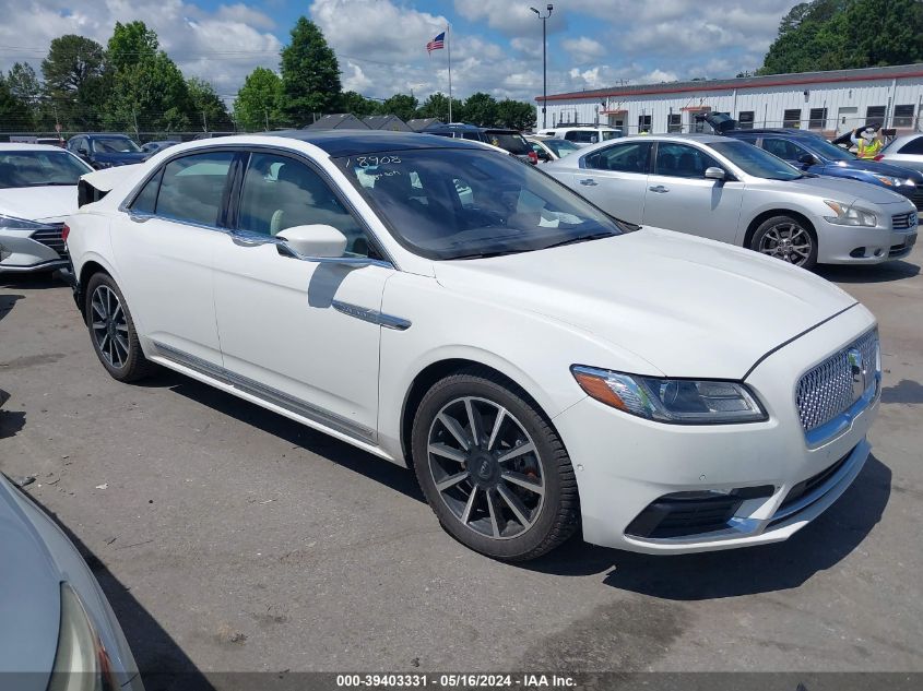 2020 Lincoln Continental Reserve VIN: 1LN6L9NP3L5607248 Lot: 39403331