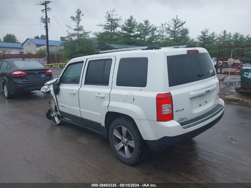 2017 Jeep Patriot High Altitude 4X4 VIN: 1C4NJRFB8HD205702 Lot: 39403335