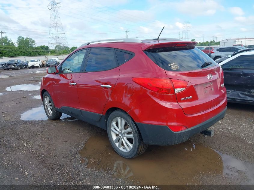 2012 Hyundai Tucson Limited VIN: KM8JU3ACXCU499806 Lot: 39403336